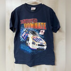 Vintage Rusty Wallace T-shirt - Chase Authentic - Designed To Dominate